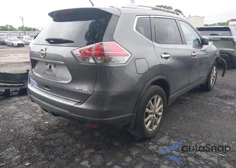 2016 Nissan Rogue Sv из США, поврежденный, VIN KNMAT2MV4GP700375